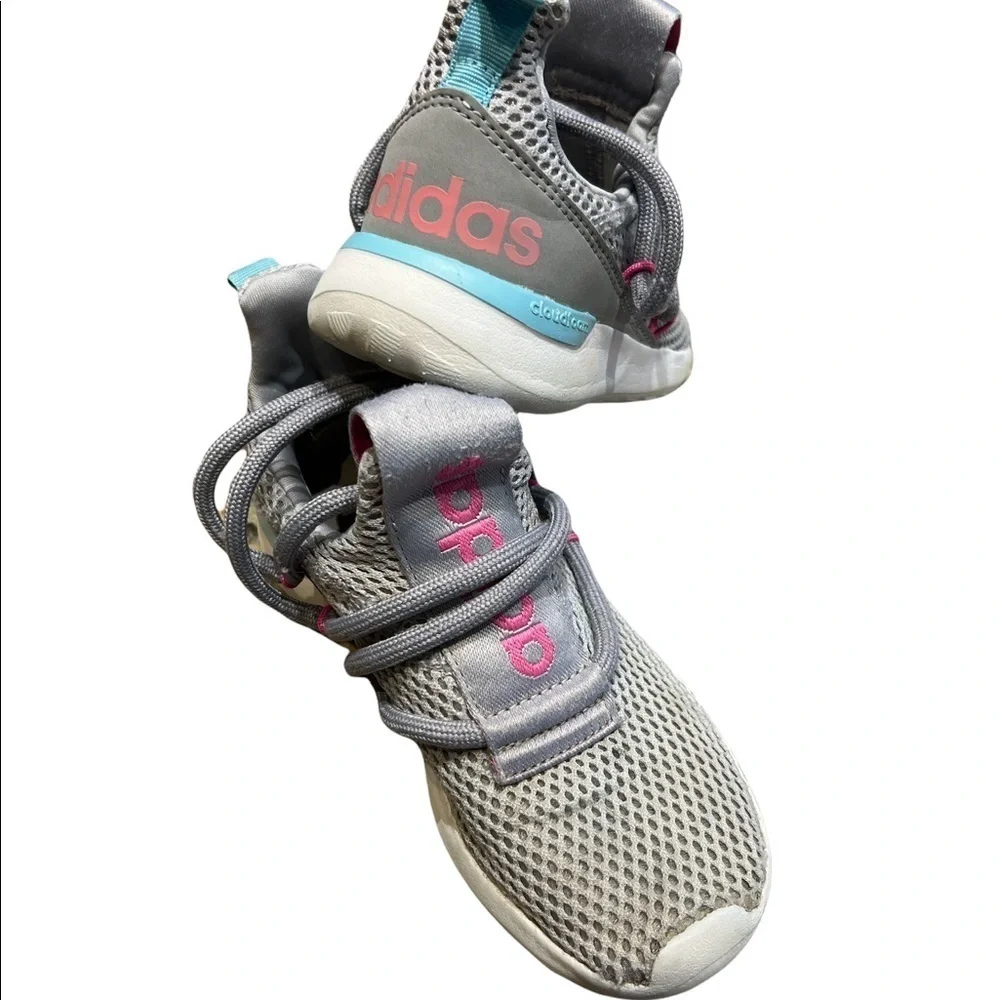adidas Kids' Lite Racer Adapt 3.0 Shoes pink/ Gray size 11 K